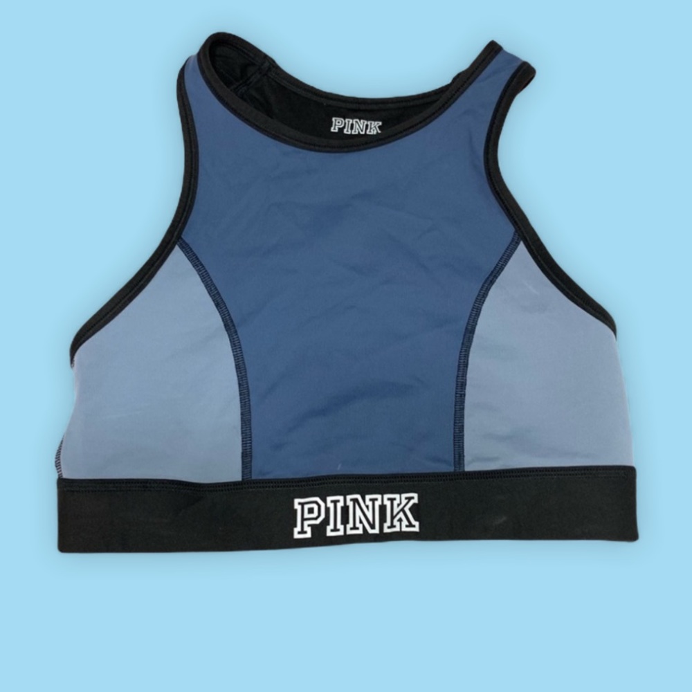 Pink sports bra